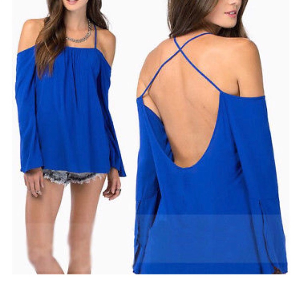 Off the shoulder top.